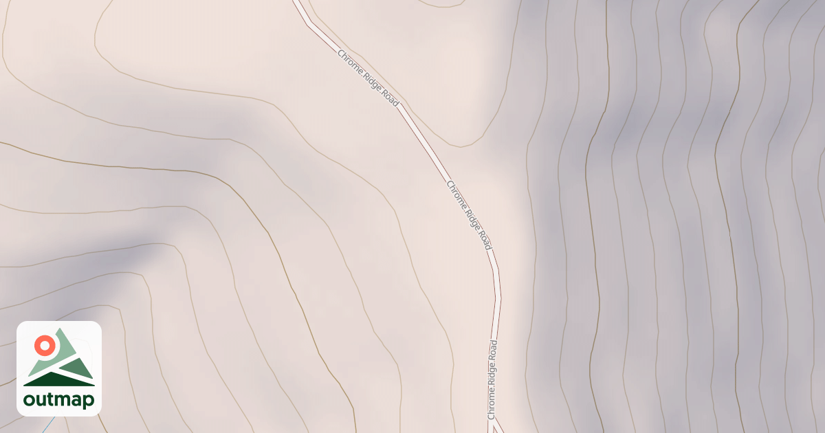 Map of CHROME RIDGE