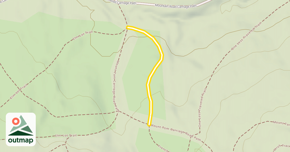 Map of Maple Lot Trail
