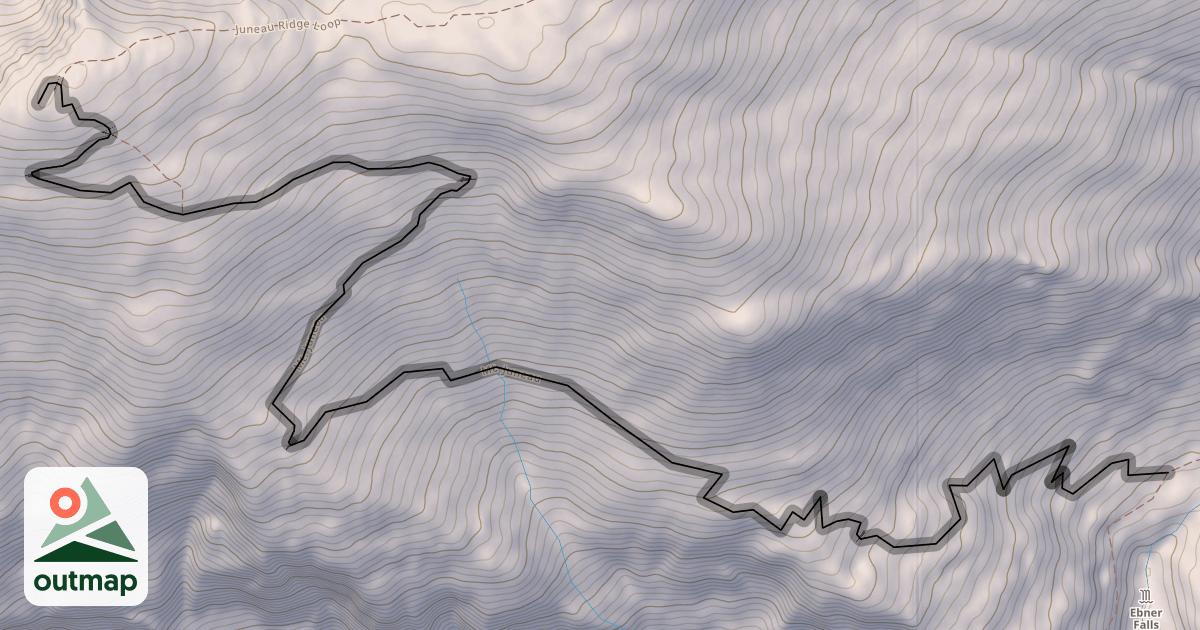 Map of Mt. Juneau