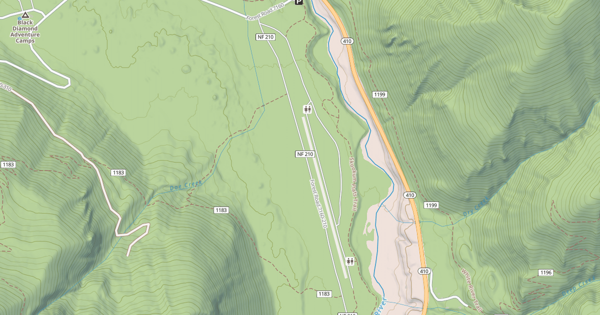 Map preview of RANGER CREEK AIRSTRIP