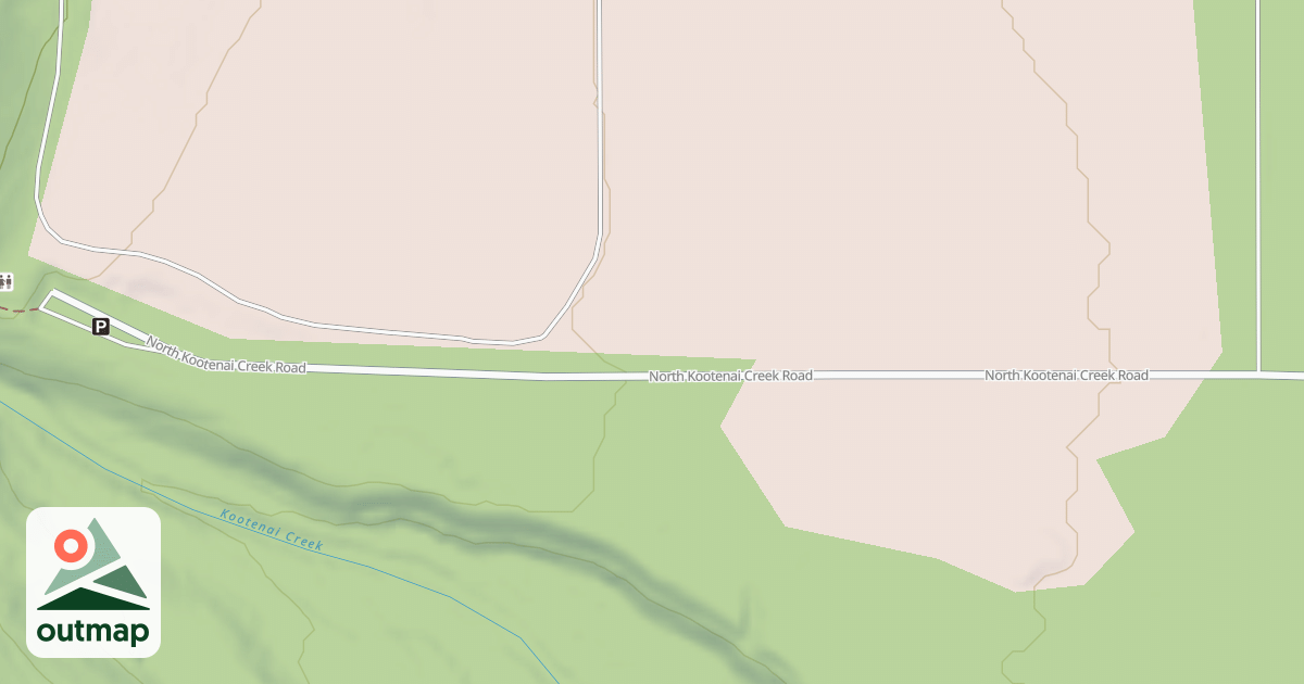 Map of (FDR) KOOTENAI CREEK