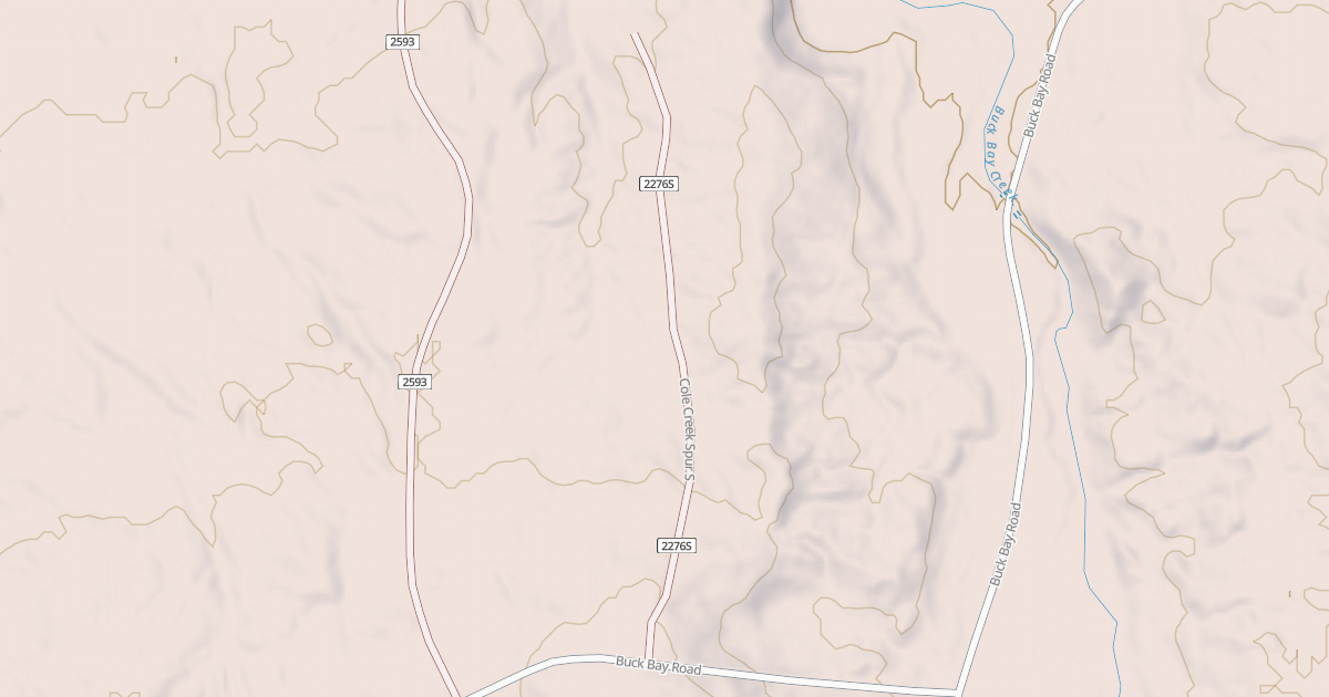 Map preview of COLE CREEK SPUR S