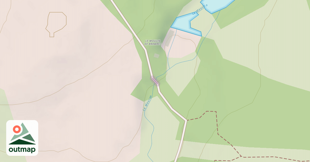 Map of Pont Melin Brambeg