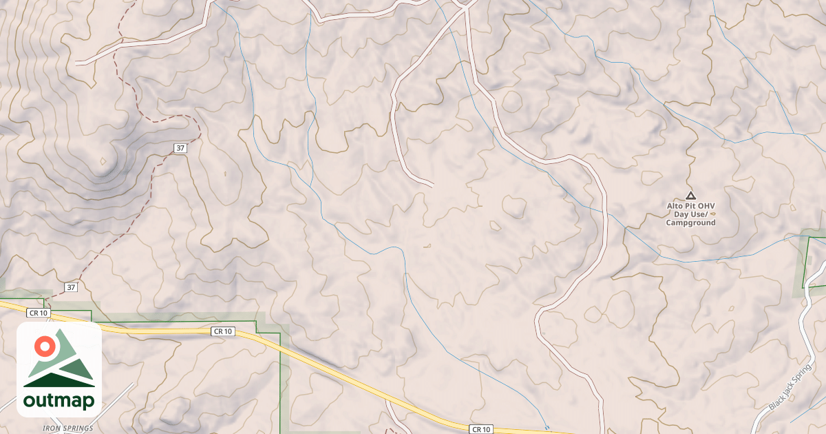 Map of Alto Pit Ohv 9
