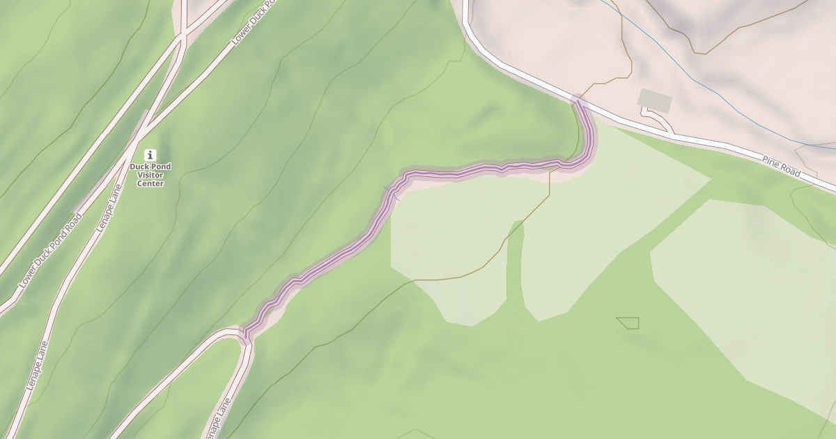 Map preview of White Oak Bend Agricultural Road