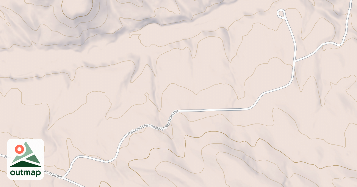 Map of BIG ELK MTN