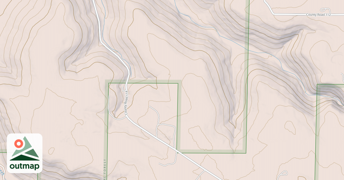 Map of USFS National Forest System Roads {CC2EDAB7-5A3F-4C47-B4C3-7FFD3E43B796}