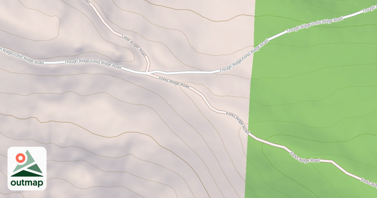 Map of FORKS RIDGE