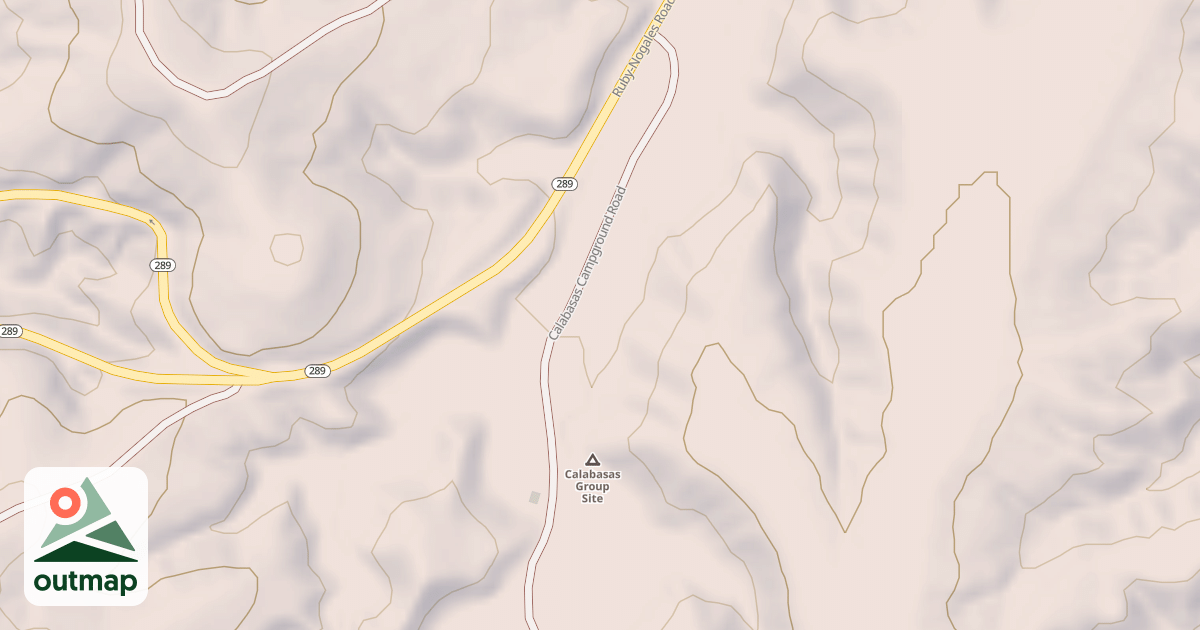 Map of CALABASAS CAMPGROUND