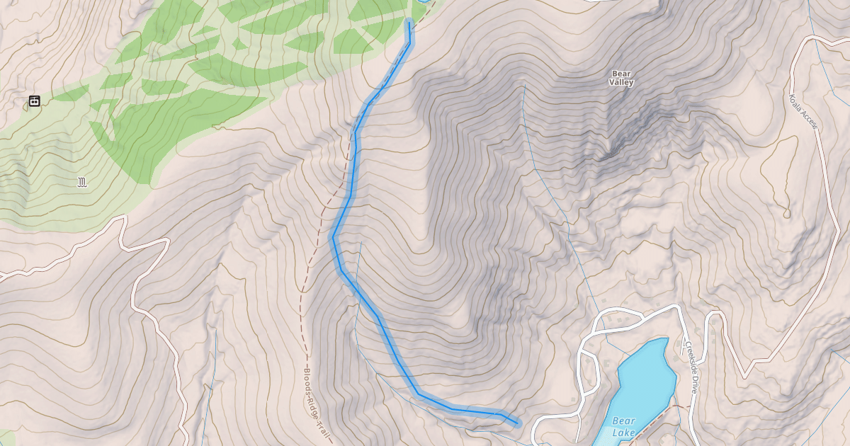 Map preview of Lunch Run