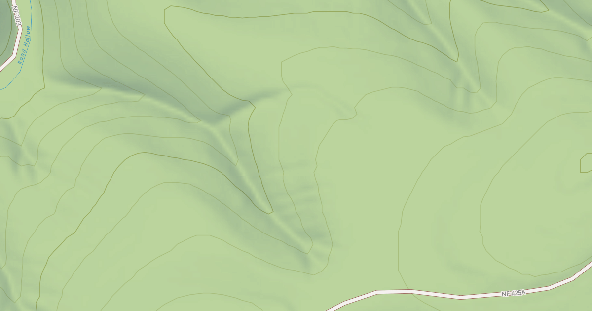 Map preview of BEE SPRING RIDGE