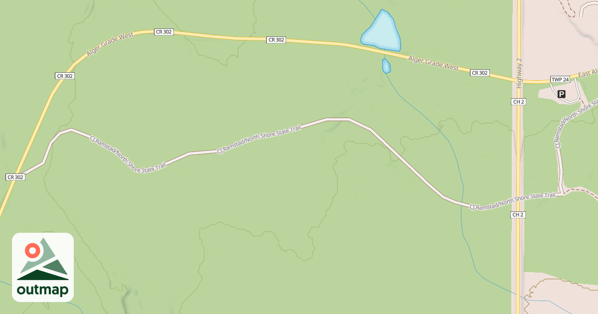 Map of North Shore State Trail