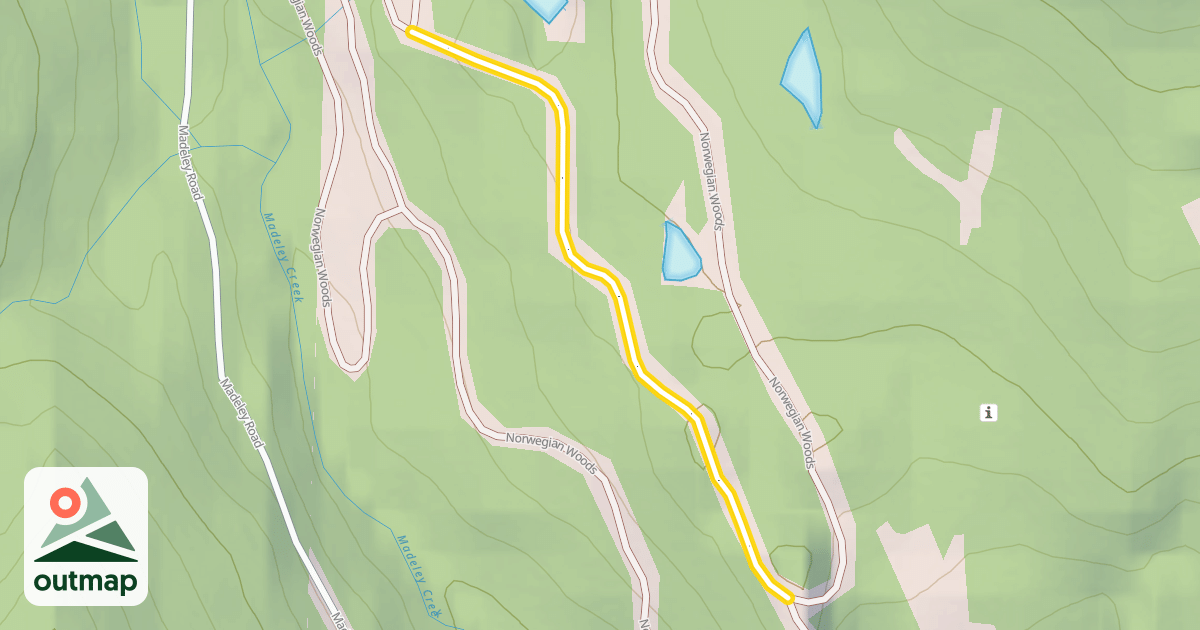 Map of Norwegian Woods