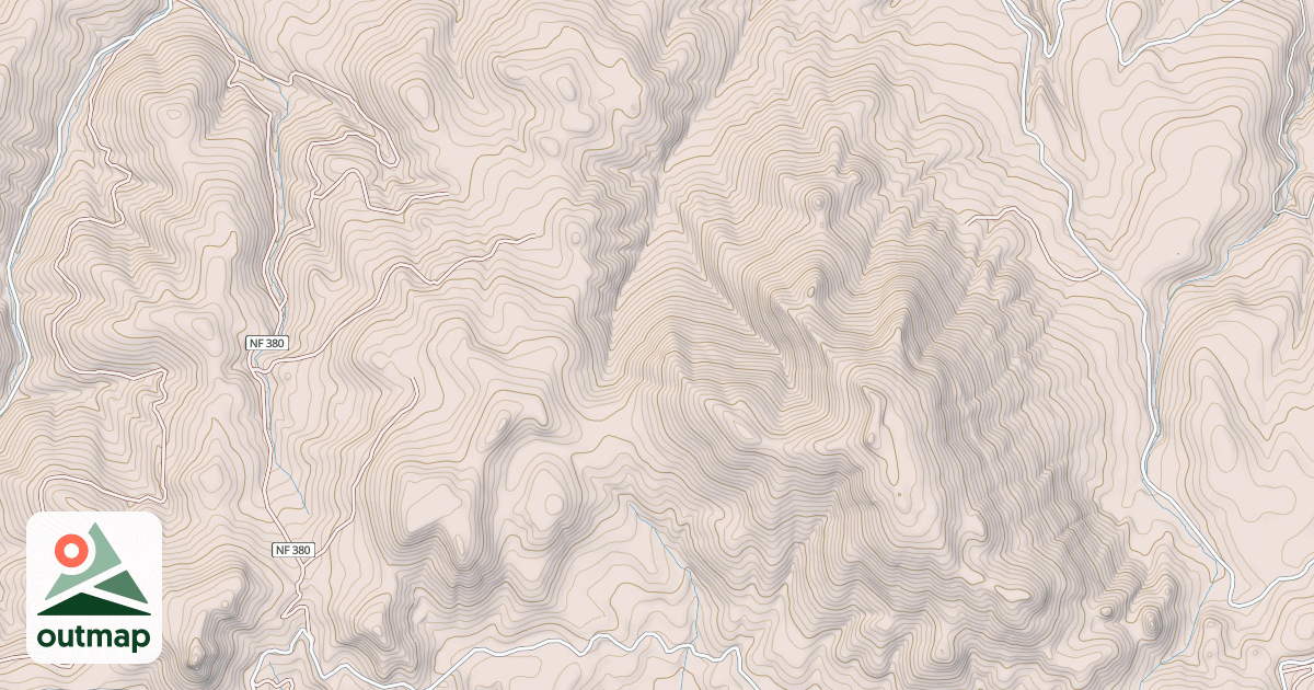 Map of USFS National Forest System Roads {61970F2A-FD97-4131-BE86-CF2C83249C08}