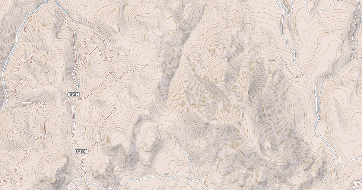 Map preview of USFS National Forest System Roads {61970F2A-FD97-4131-BE86-CF2C83249C08}