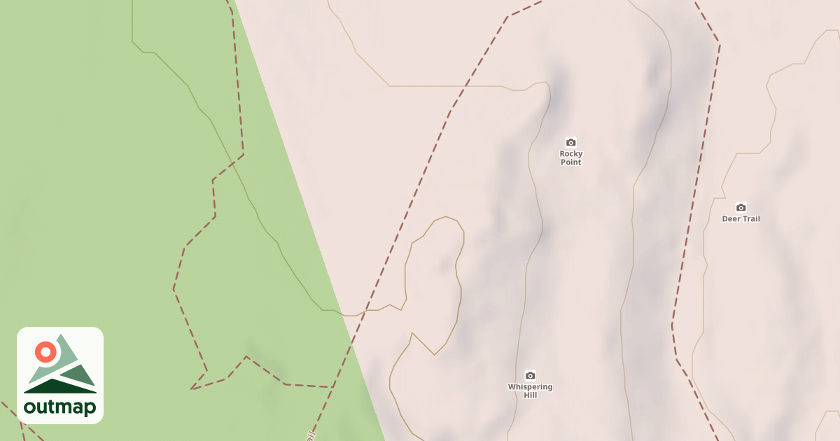 Map of Red Trail