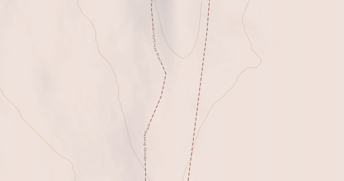 Map preview of Windy Creek Subsistence Ohv Trail