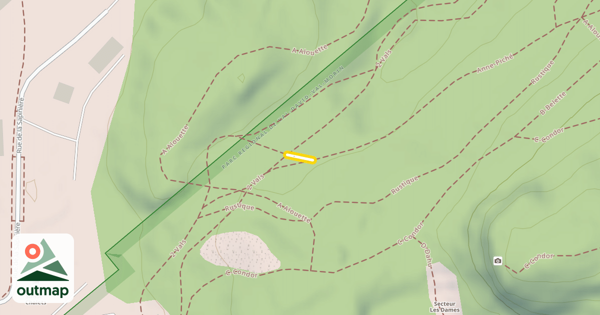 Map of Anne-Piché