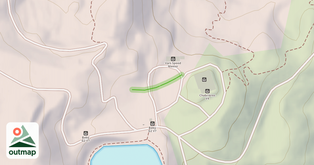 Map of Les Clapiers