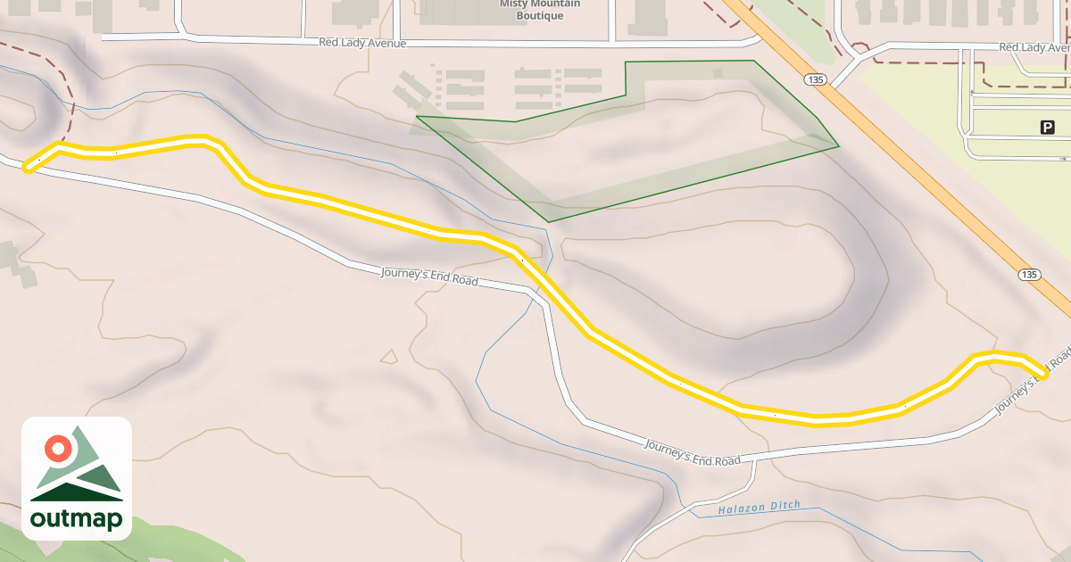 Map of Town Ranch Connector