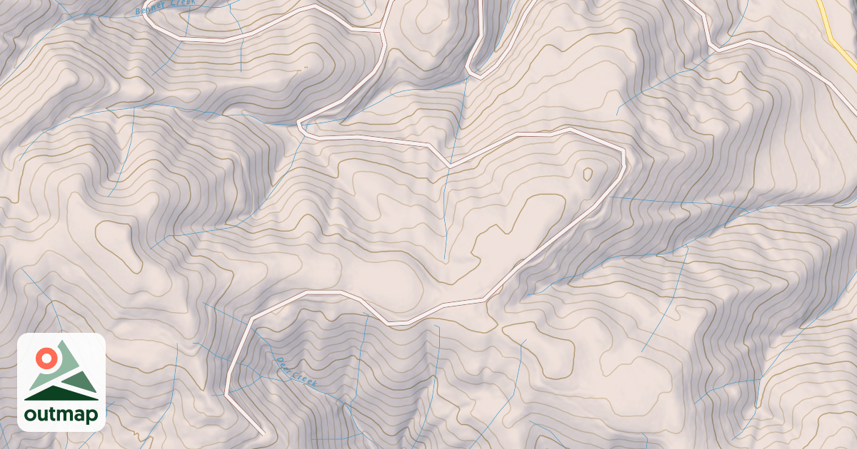 Map of BENNER CREEK
