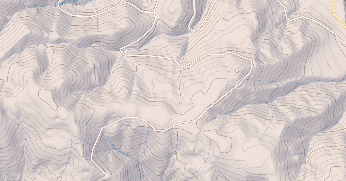 Map preview of BENNER CREEK