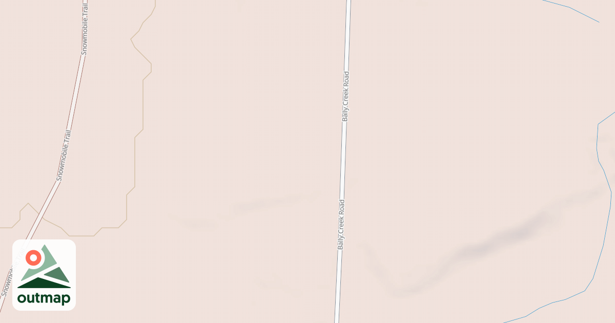 Map of BALLY CREEK SPUR P