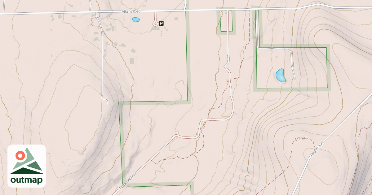 Map of Tuscarora