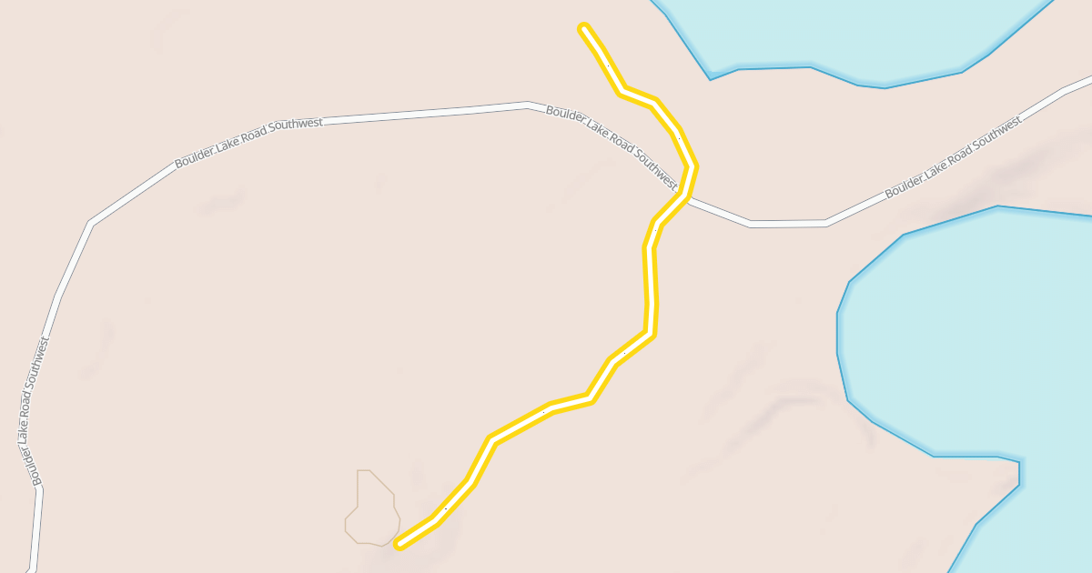 Map preview of Porcupine Pass Trail