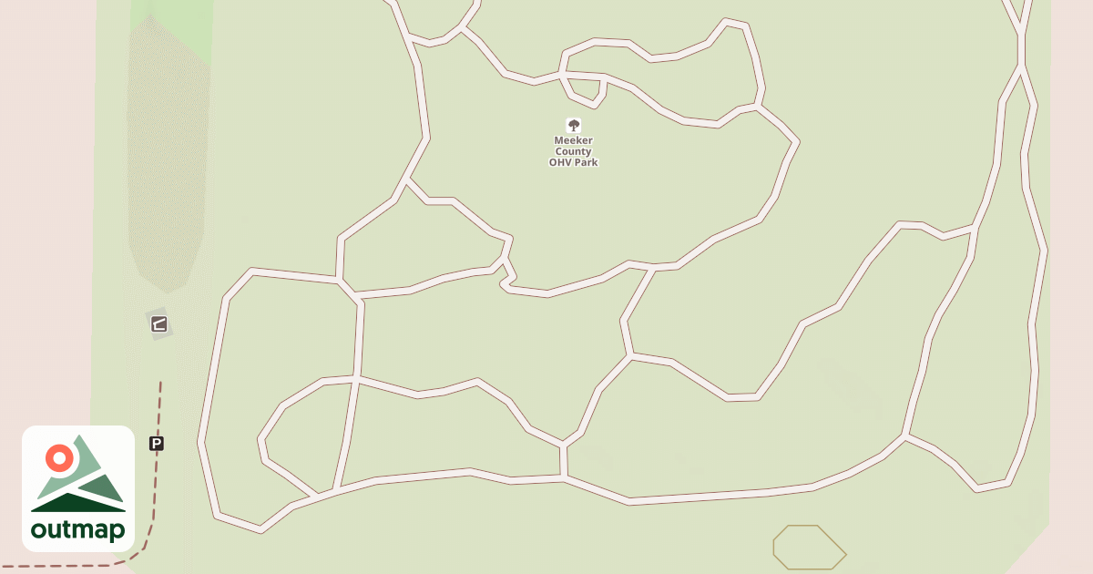 Map of Meeker County ATV/OHM Trails