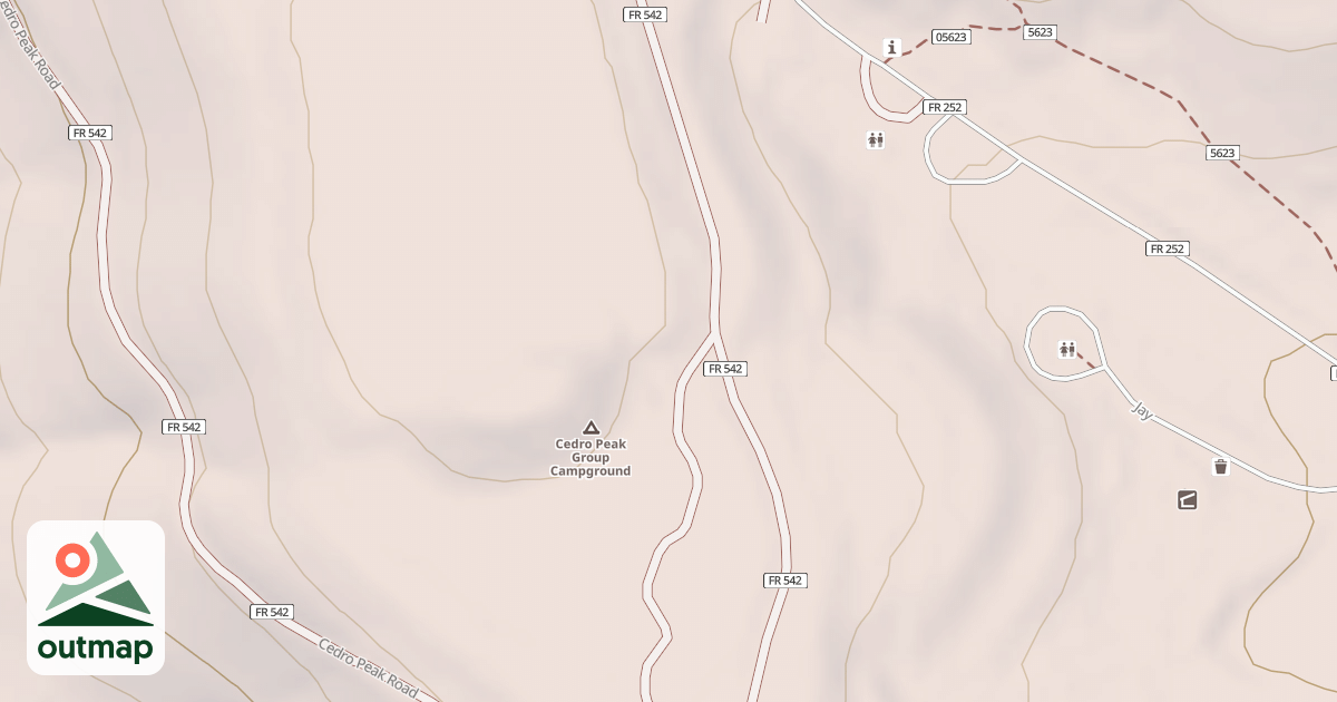 Map of 542 DISPERSED CAMP SPUR 4