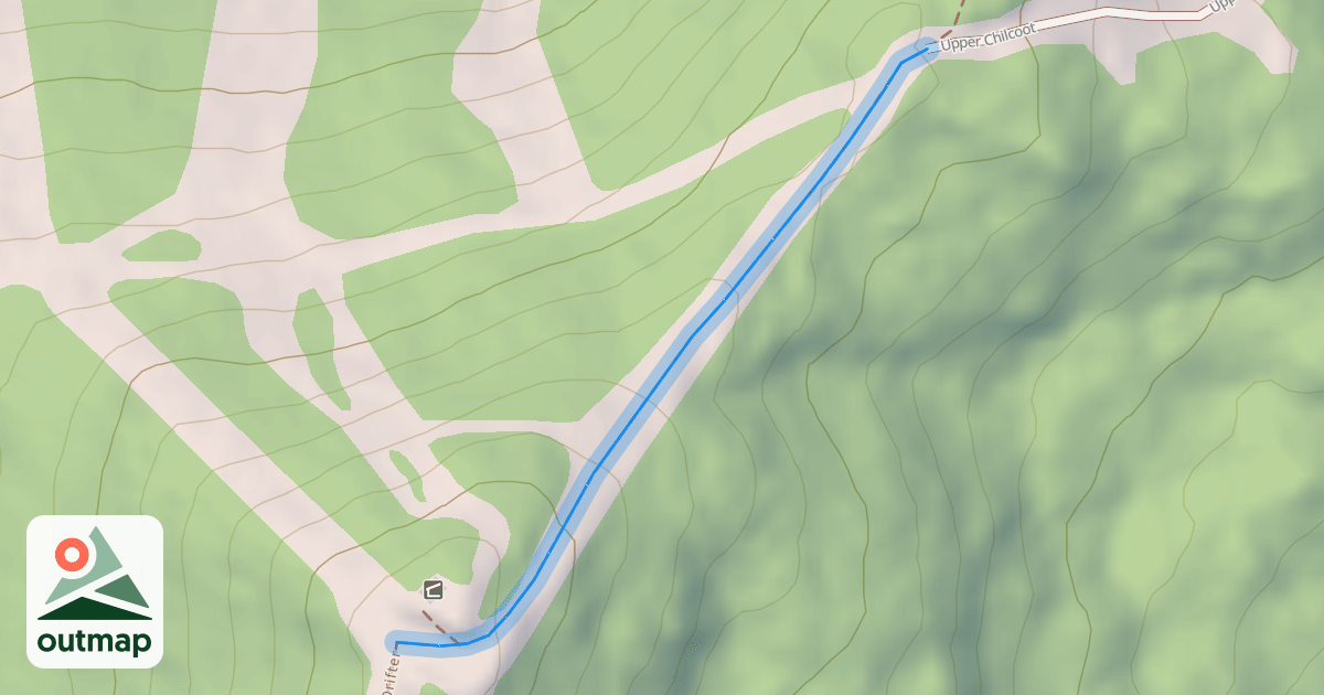 Map of Upper Chilcoot