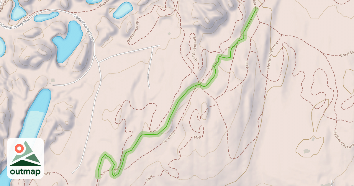 Map of Rauli's Run