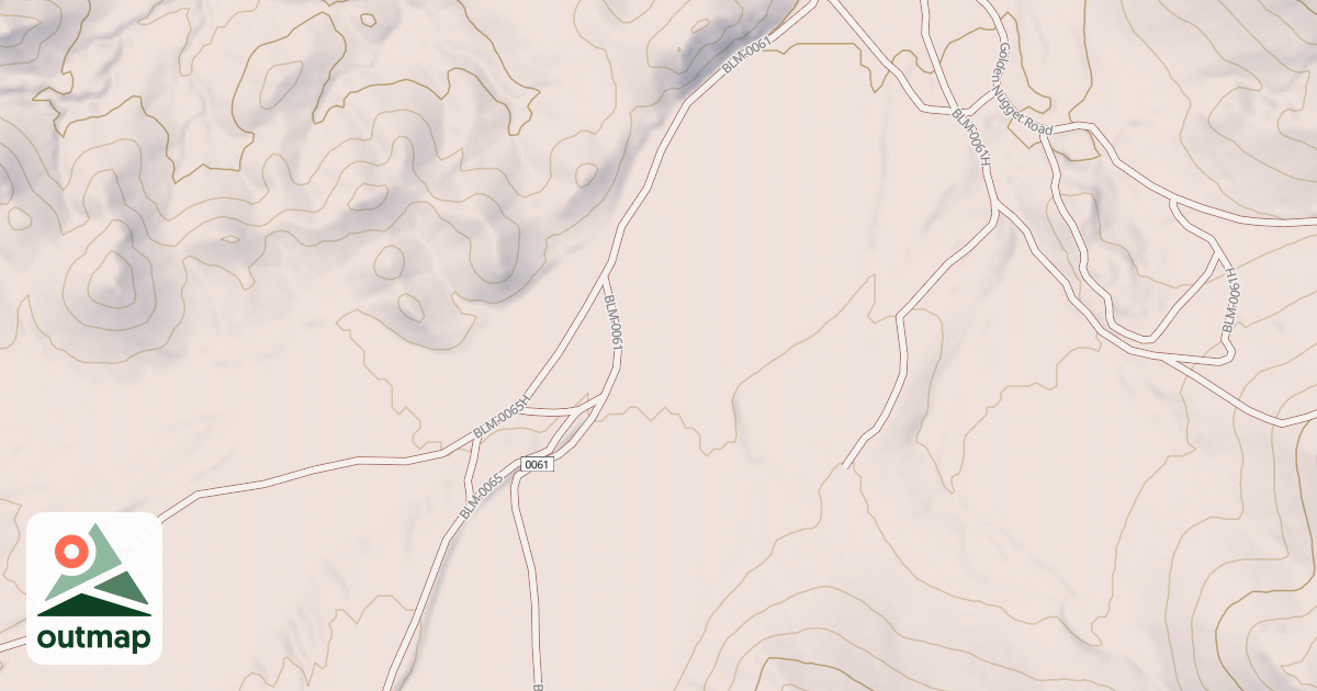 Map of BLM National GTLF Public Motorized Roads 0bedcded-66dc-4143-8598-6ff52c967fe3