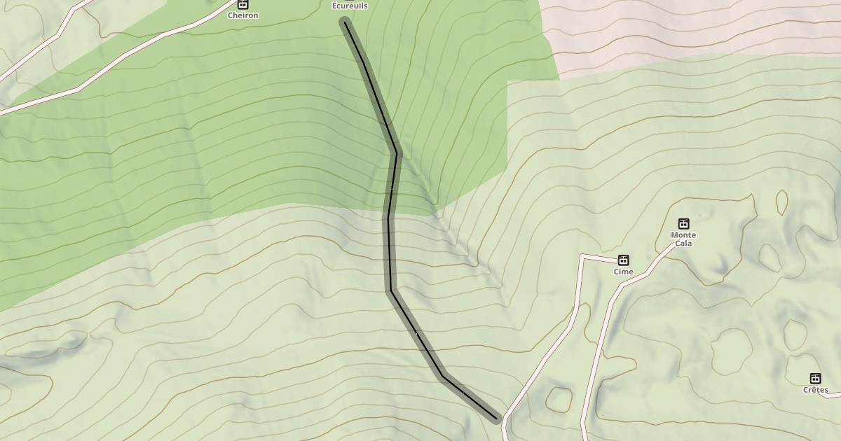 Map preview of Le Vallon