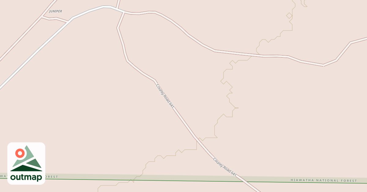 Map of JUNIPER LOOP SPUR A