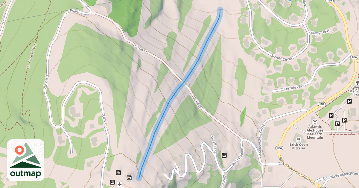 Map of Robin's Run