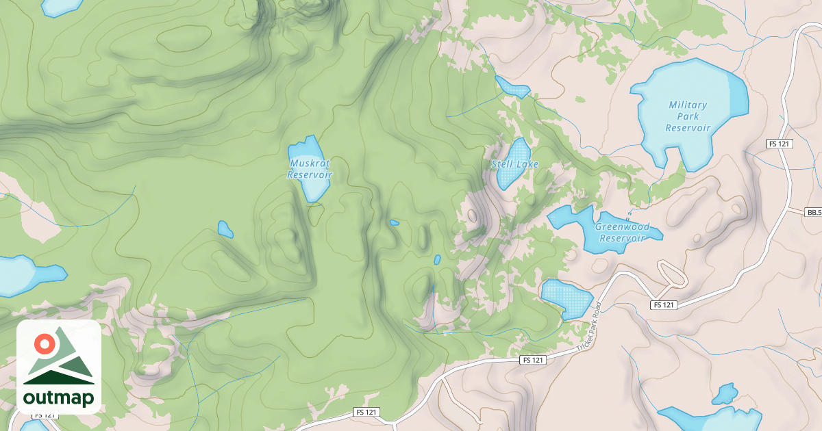 Map of Military Park Snowmobile