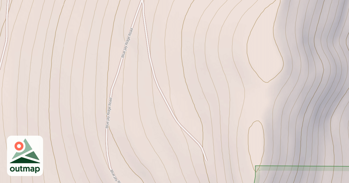 Map of BLUE JAY RIDGE