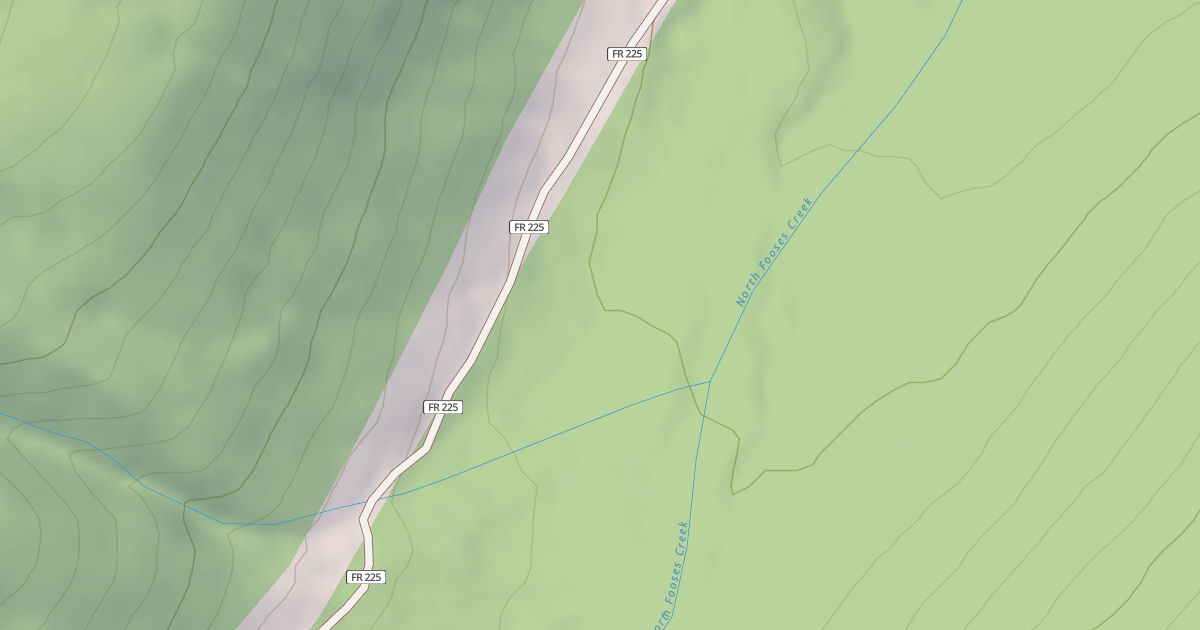 Map preview of FOOSES CREEK SPUR E