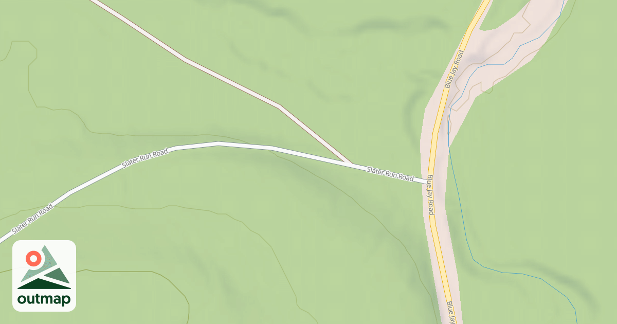 Map of SLATER RUN