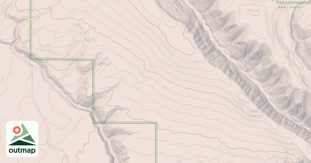 Map of BATTLE CREEK SPUR 2D