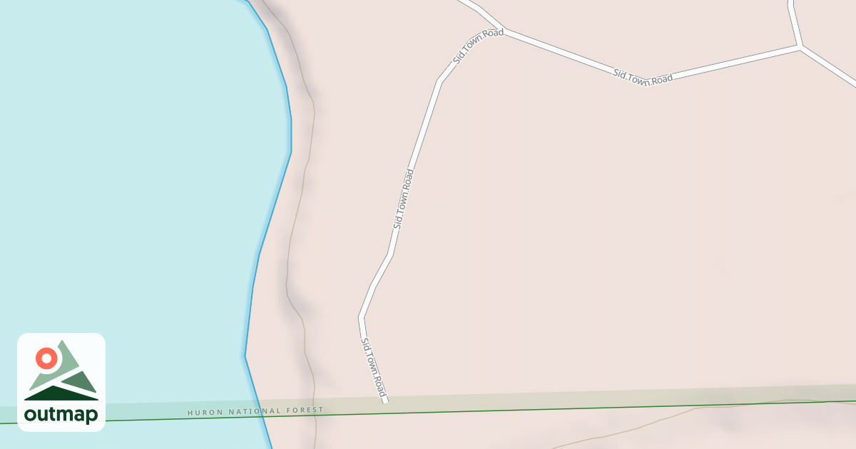 Map of SAWMILL POINT ACCESS SPUR