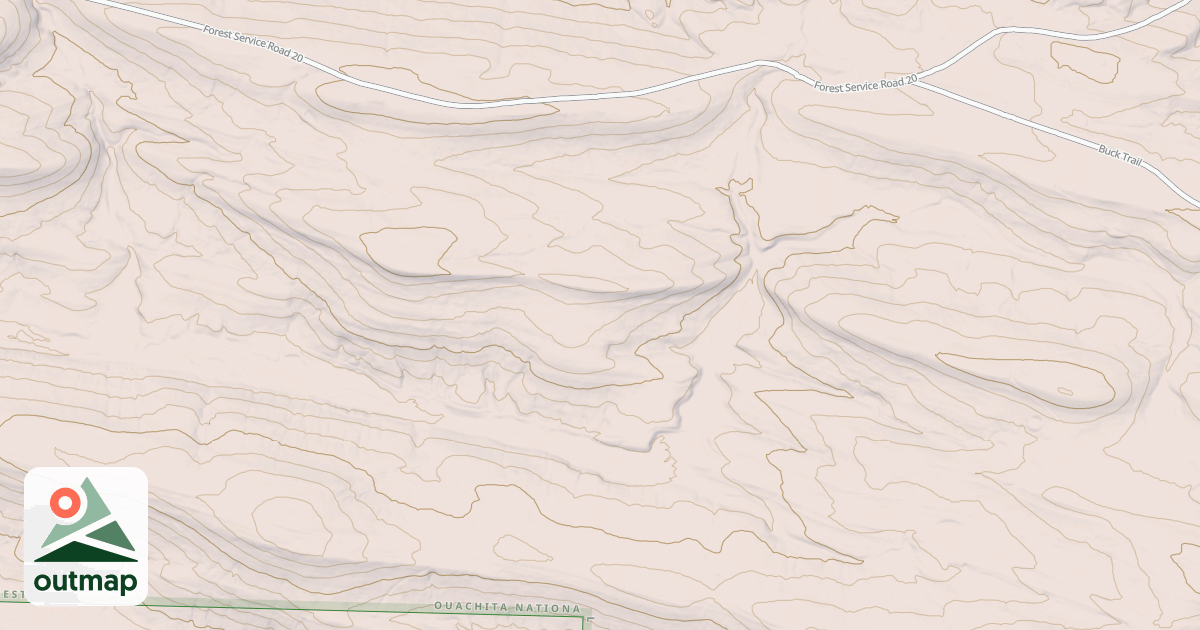 Map of SQUARE ROCK