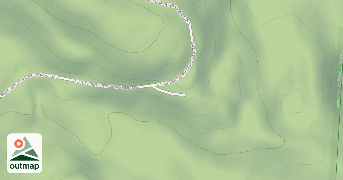 Map of USFS National Forest System Roads {78BFD005-DB0D-4D89-BB05-F0DD0525F3CF}