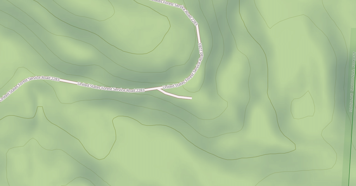 Map preview of USFS National Forest System Roads {78BFD005-DB0D-4D89-BB05-F0DD0525F3CF}
