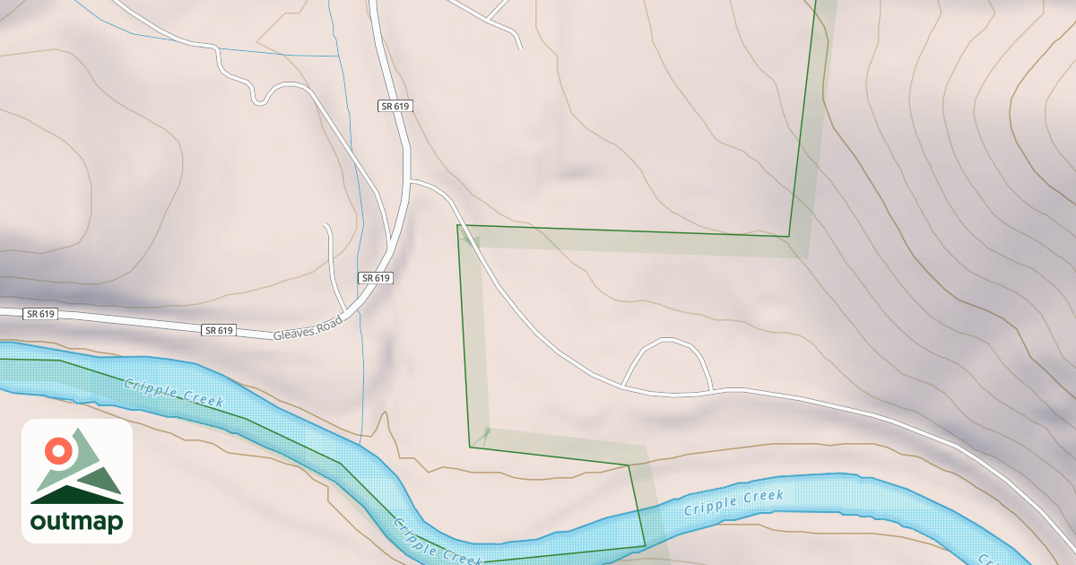 Map of RAVEN CLIFF