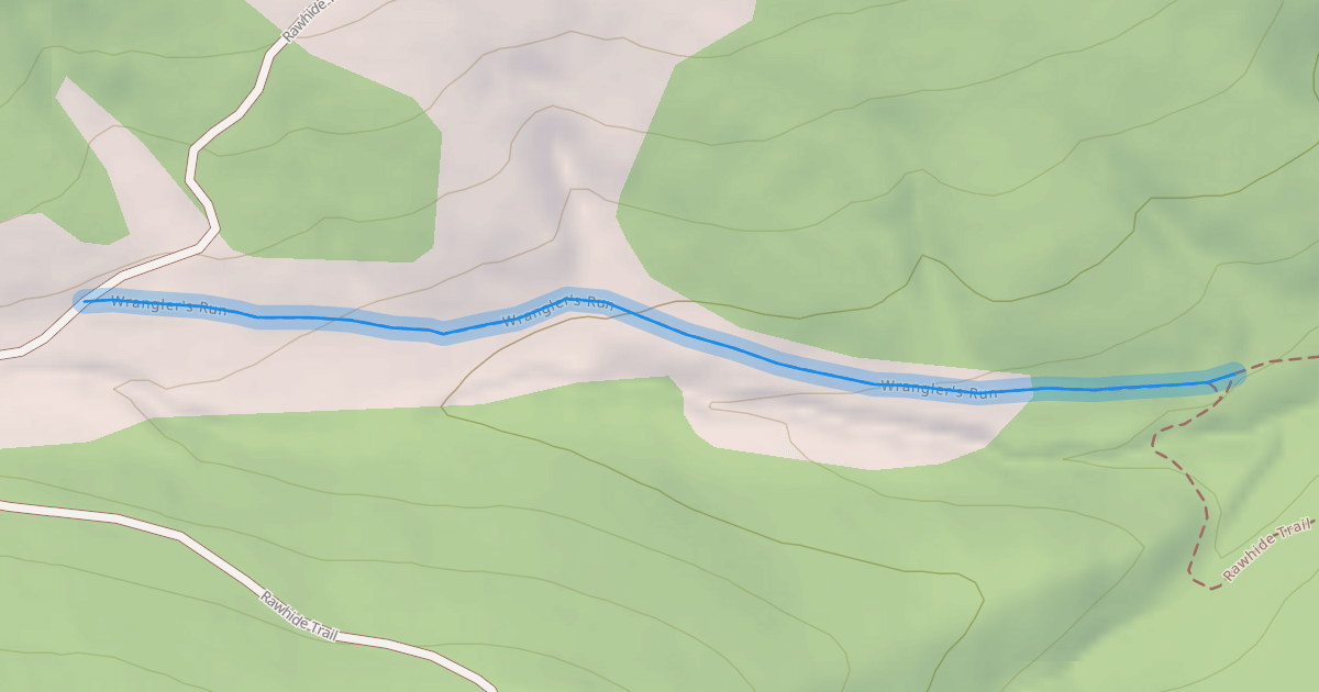 Map preview of Wrangler's Run