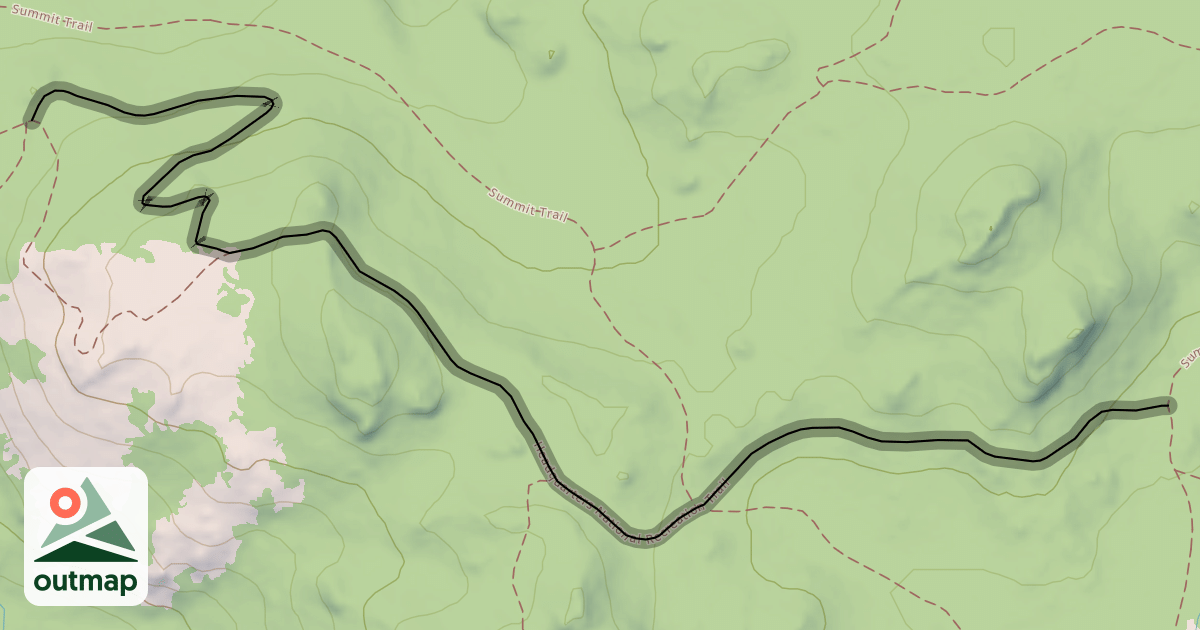 Map of Headquarters National Recreation Trail