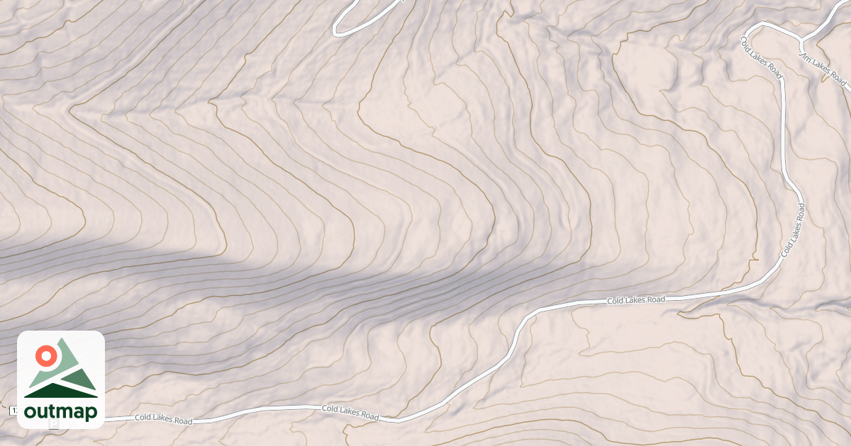 Map of COLD LAKES